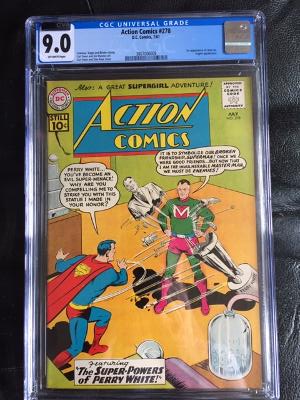 Action Comics #278 CGC 9.0 ow