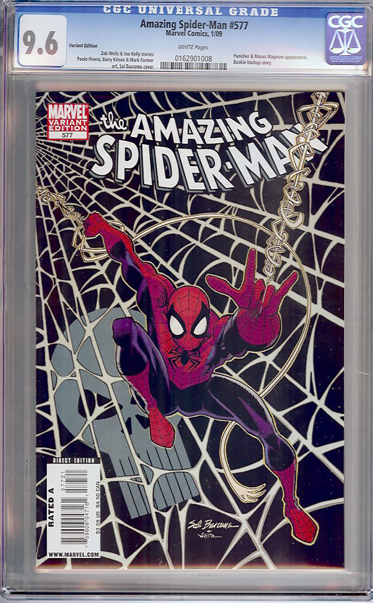 Amazing Spider-Man #577 CGC 9.6 w Variant Edition
