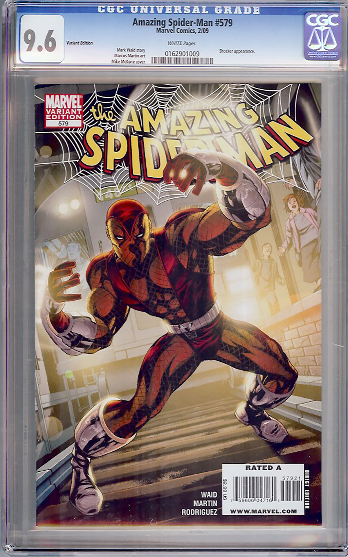 Amazing Spider-Man #579 CGC 9.6 w Variant Edition