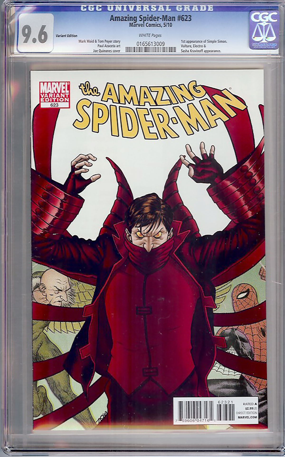 Amazing Spider-Man #623 CGC 9.6 w Variant Edition