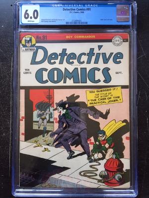 Detective Comics #91 CGC 6.0 w