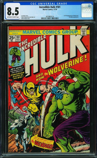 Incredible Hulk #181 CGC 8.5 ow/w