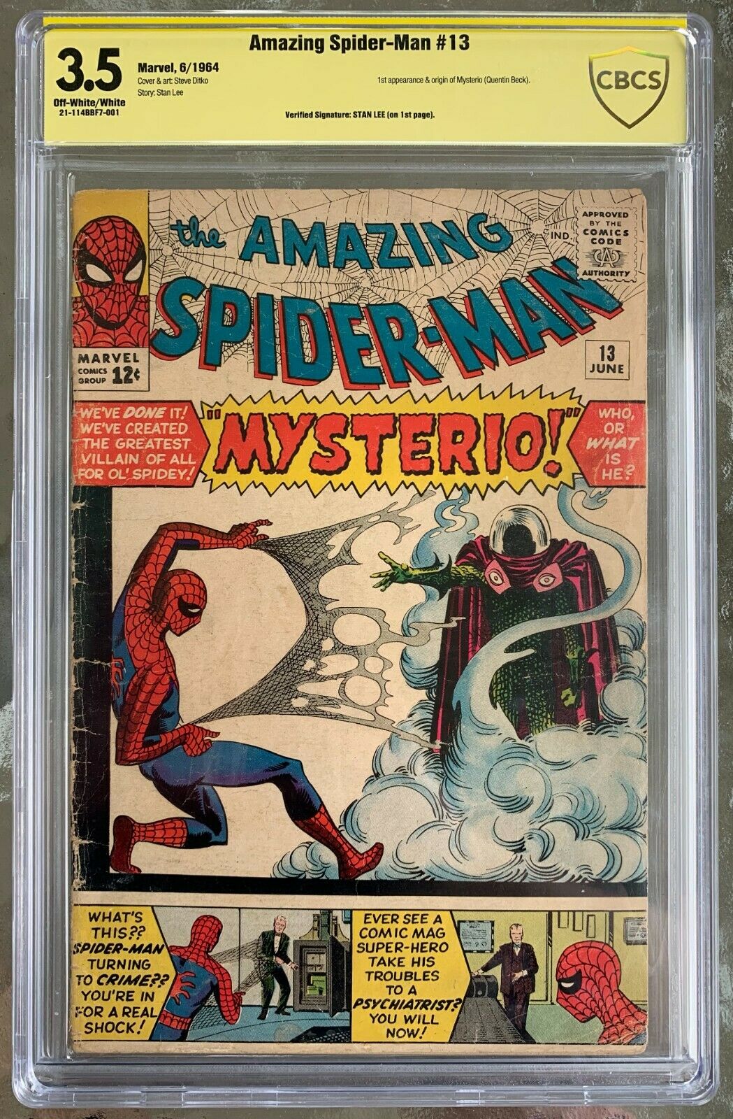 Amazing Spider-Man #13 CBCS 3.5 n/a CBCS Verified Signature Program