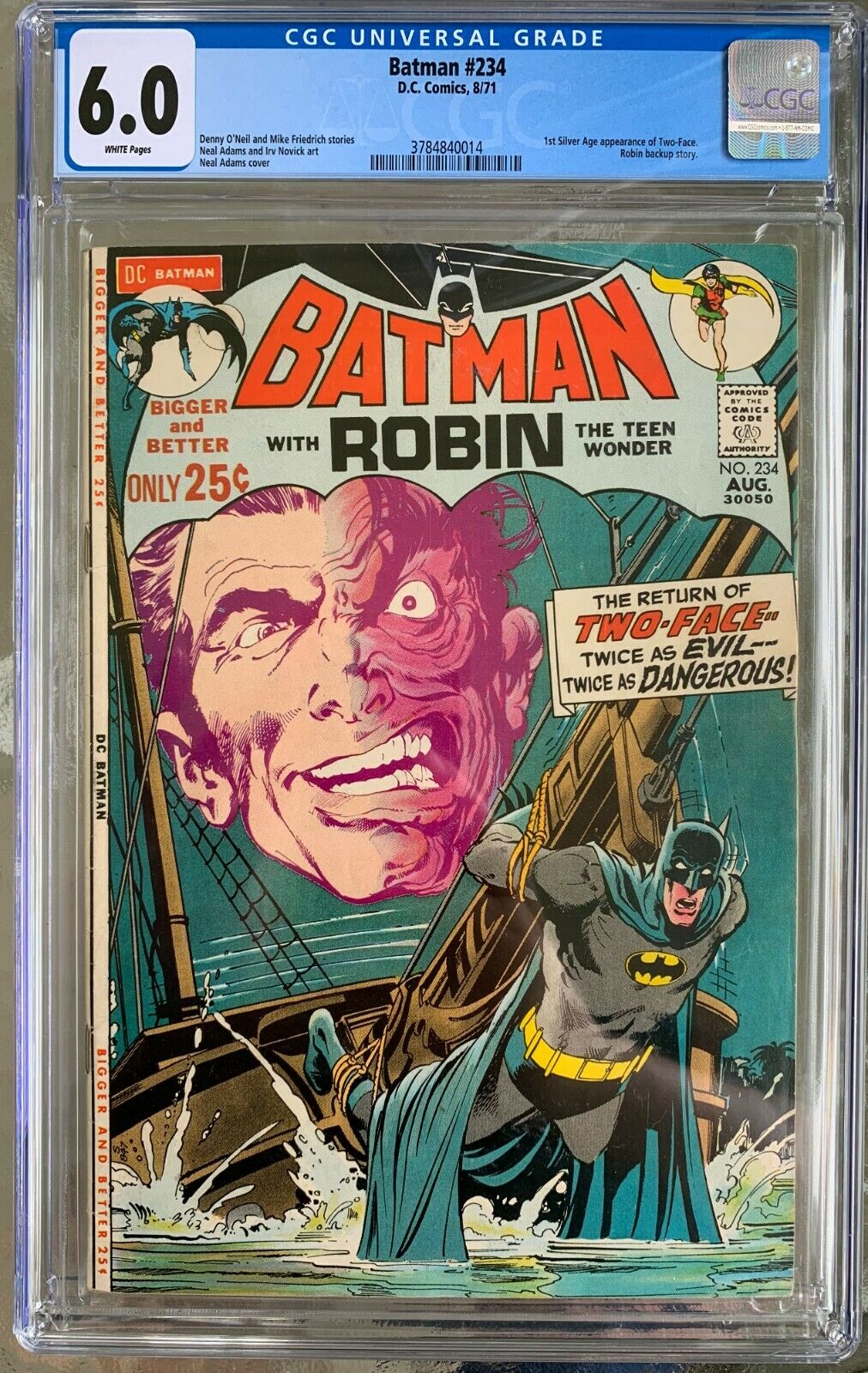 Batman #234 CGC 6.0 w