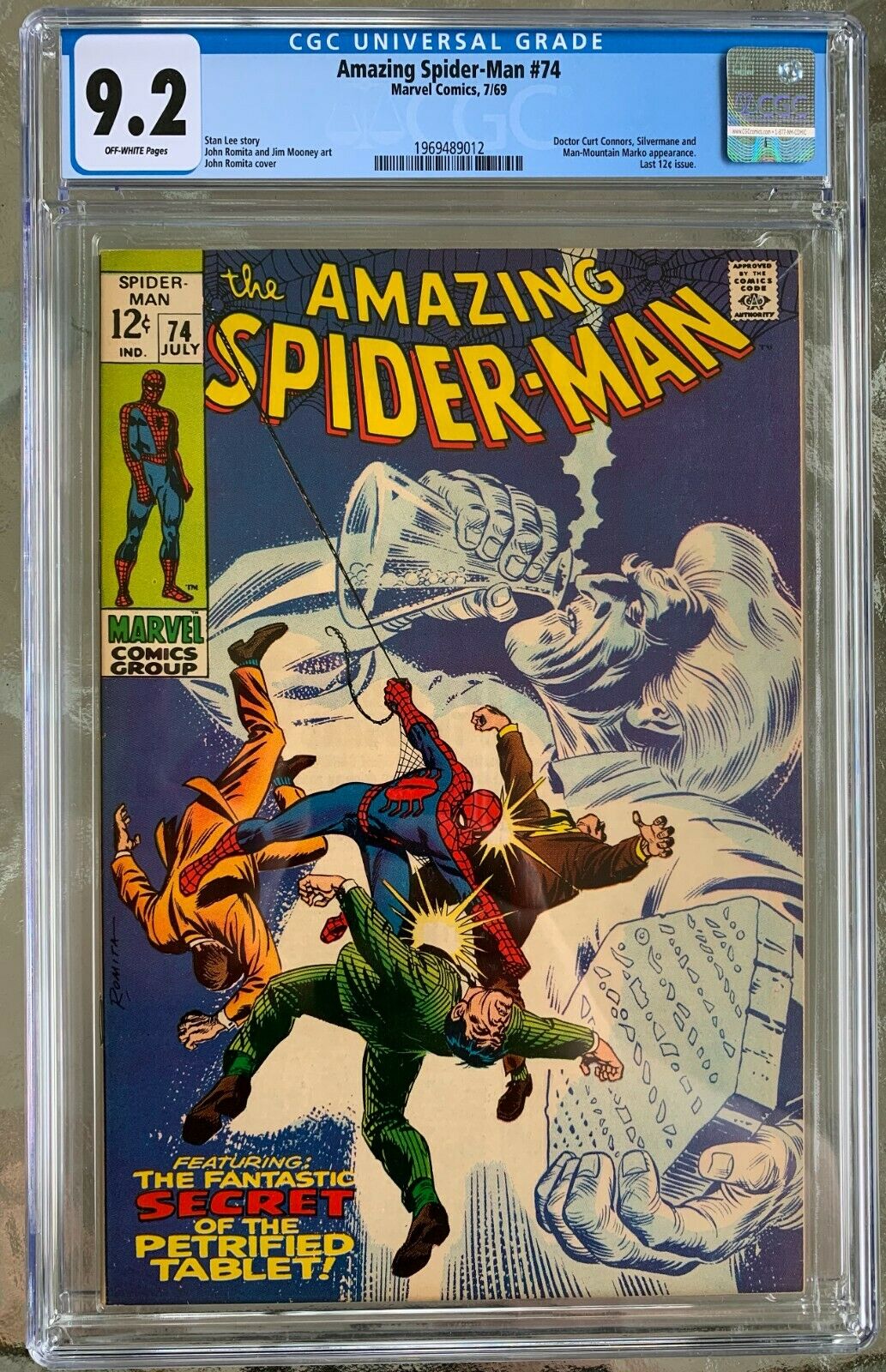 Amazing Spider-Man #74 CGC 9.2 ow