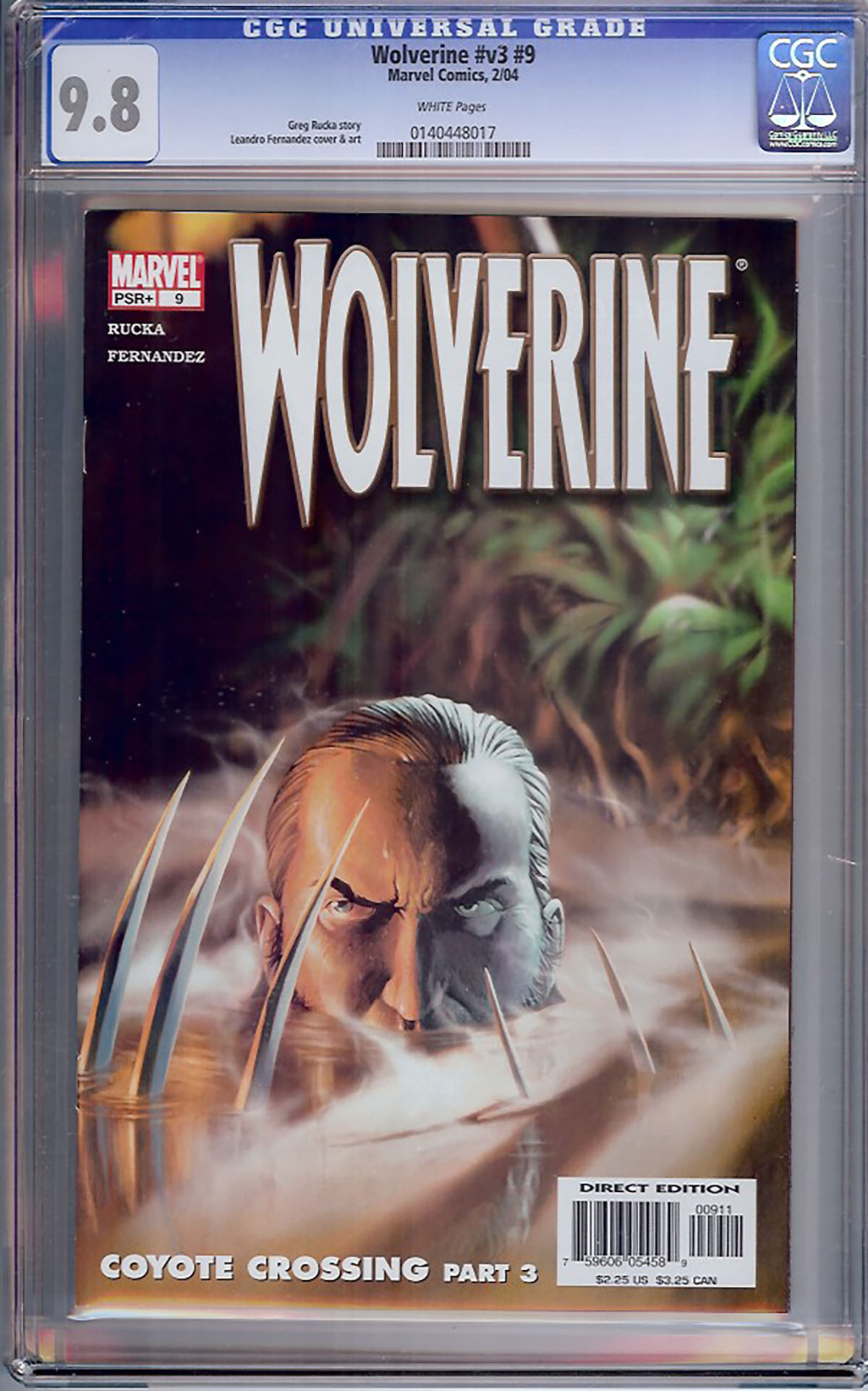 Wolverine Vol 3 #9 CGC 9.8 w