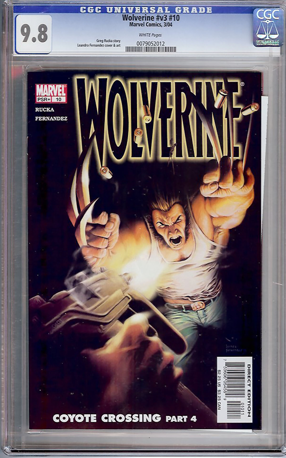 Wolverine Vol 3 #10 CGC 9.8 w