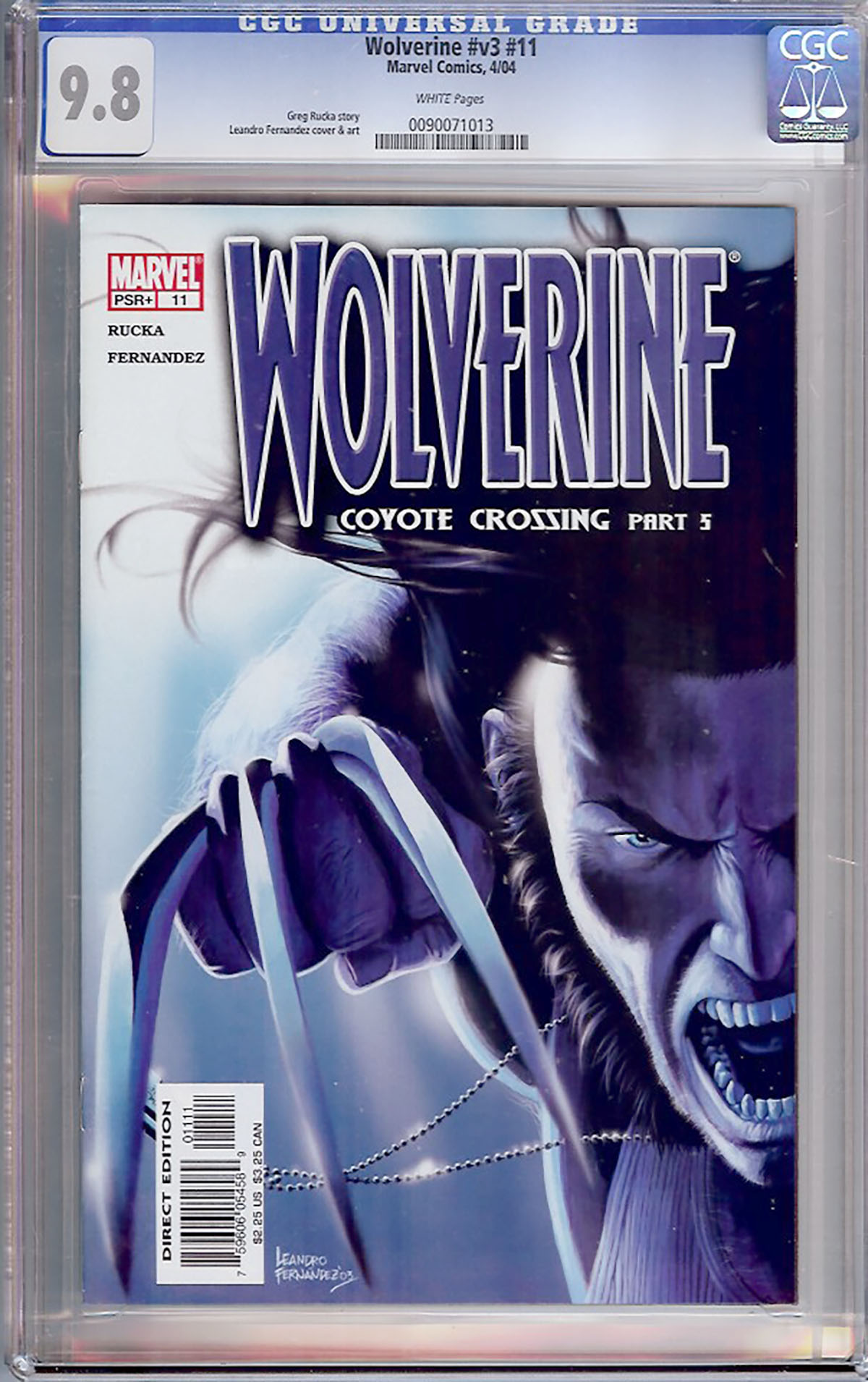 Wolverine Vol 3 #11 CGC 9.8 w