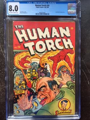 Human Torch #24 CGC 8.0 ow/w