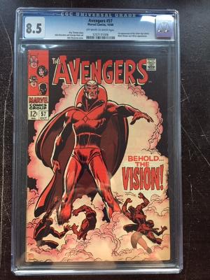 Avengers #57 CGC 8.5 ow/w