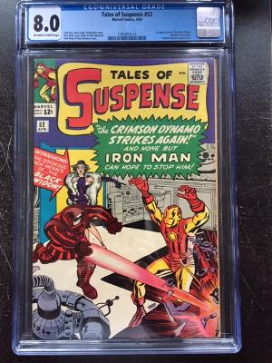 Tales of Suspense #52 CGC 8.0 ow/w