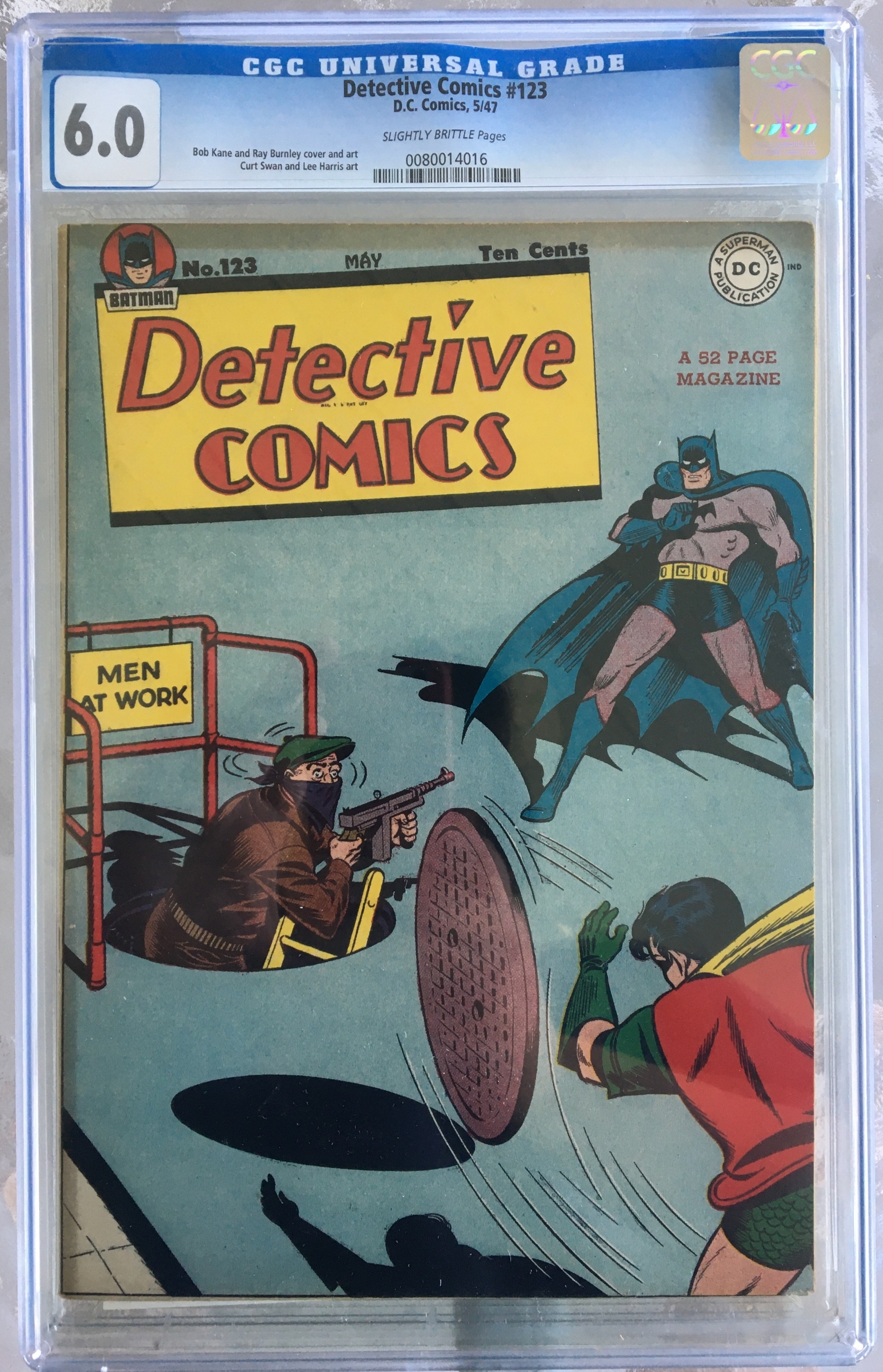 Detective Comics #123 CGC 6.0 sb