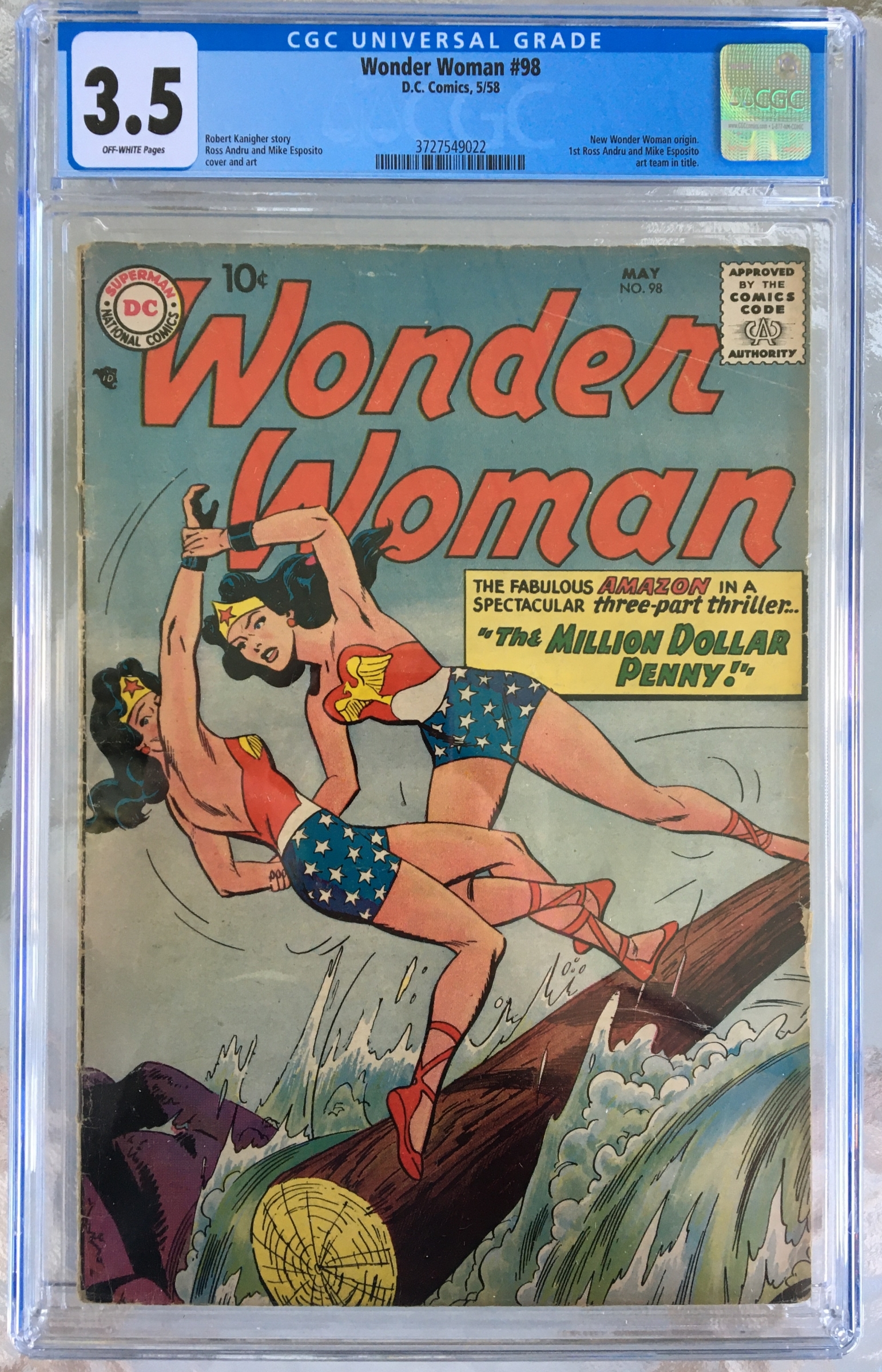 Wonder Woman #98 CGC 3.5 ow
