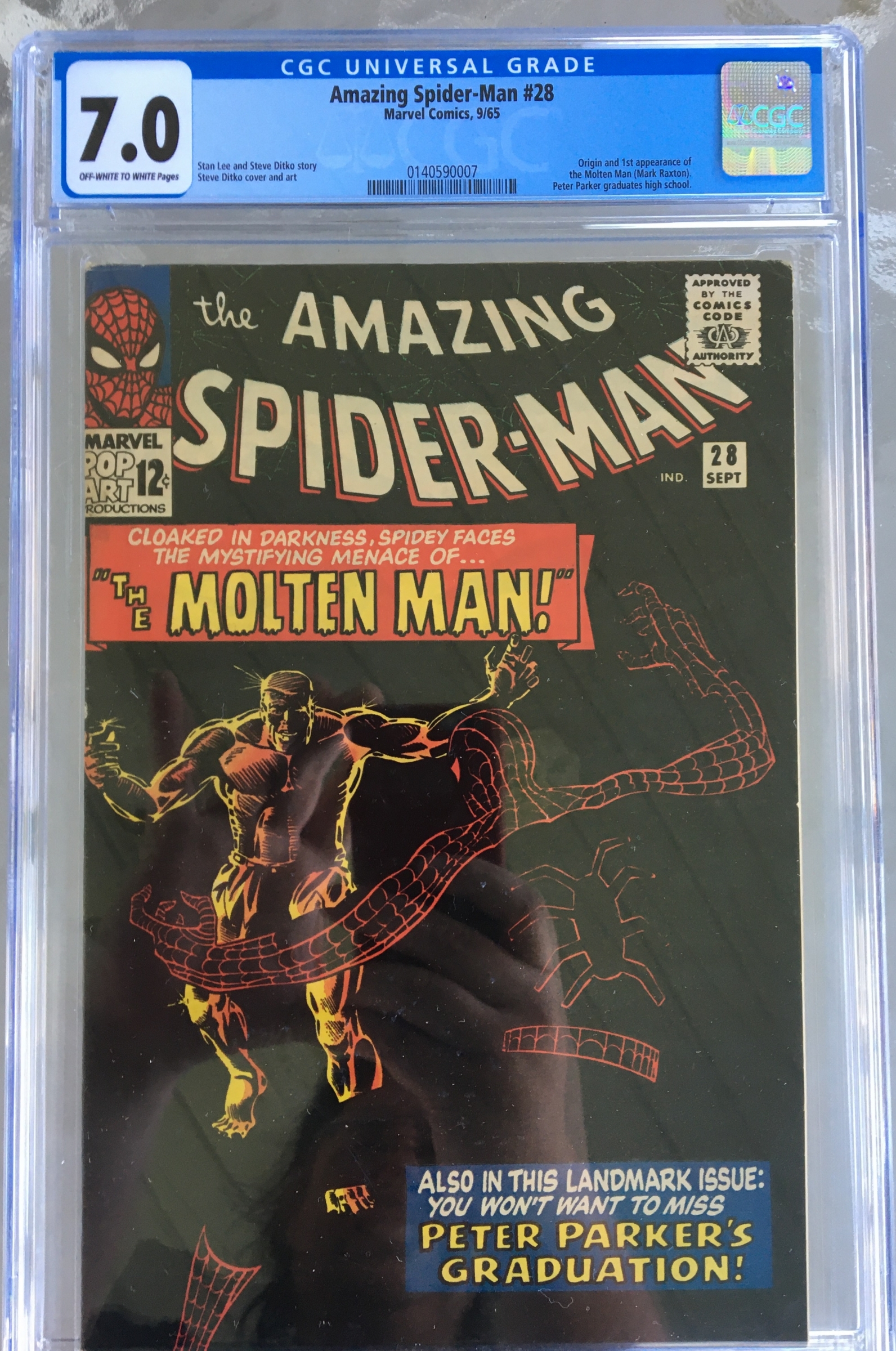 Amazing Spider-Man #28 CGC 7.0 ow/w