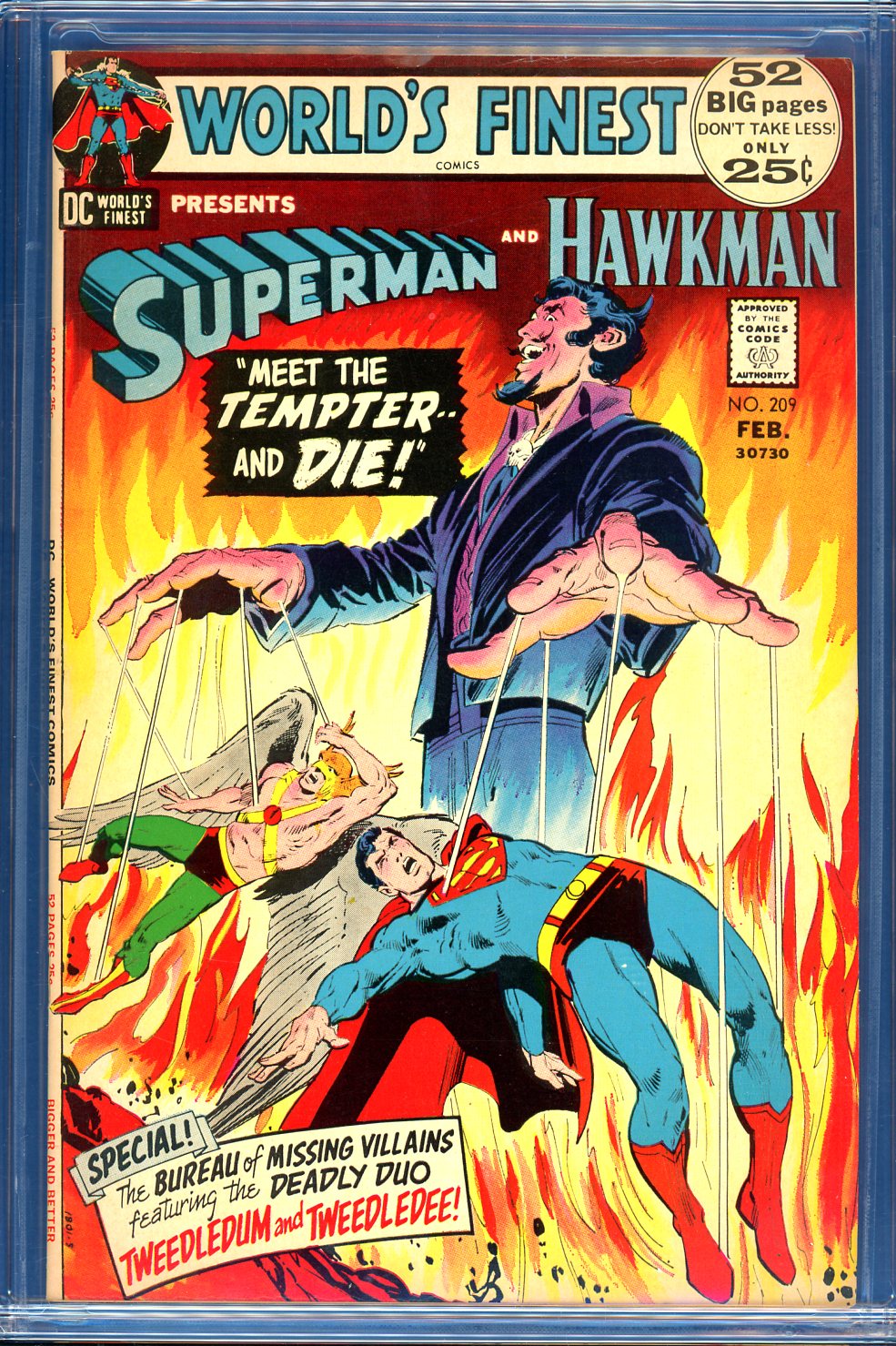 World's Finest Comics #209 CGC 9.2 ow