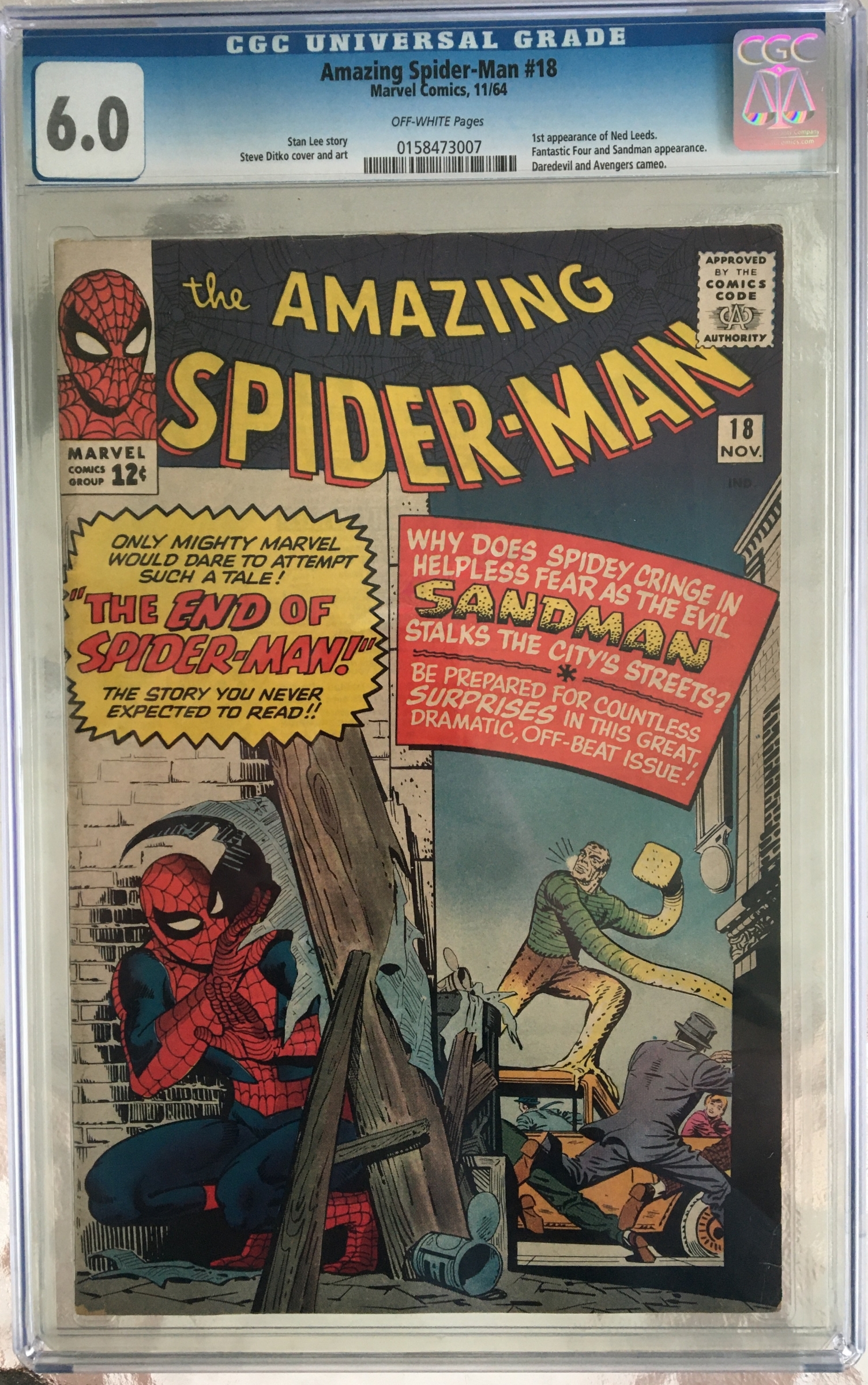 Amazing Spider-Man #18 CGC 6.0 ow