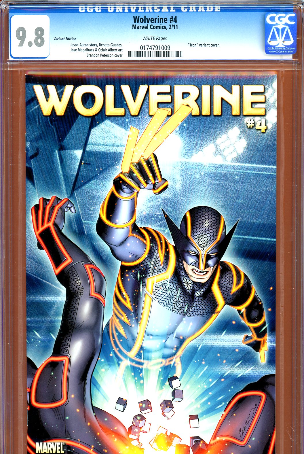 Wolverine (2010) #4 CGC 9.8 w Variant Edition