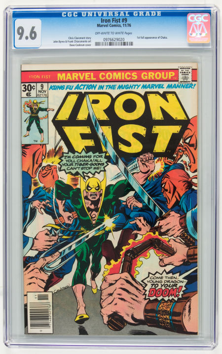 Iron Fist #9 CGC 9.6 ow/w