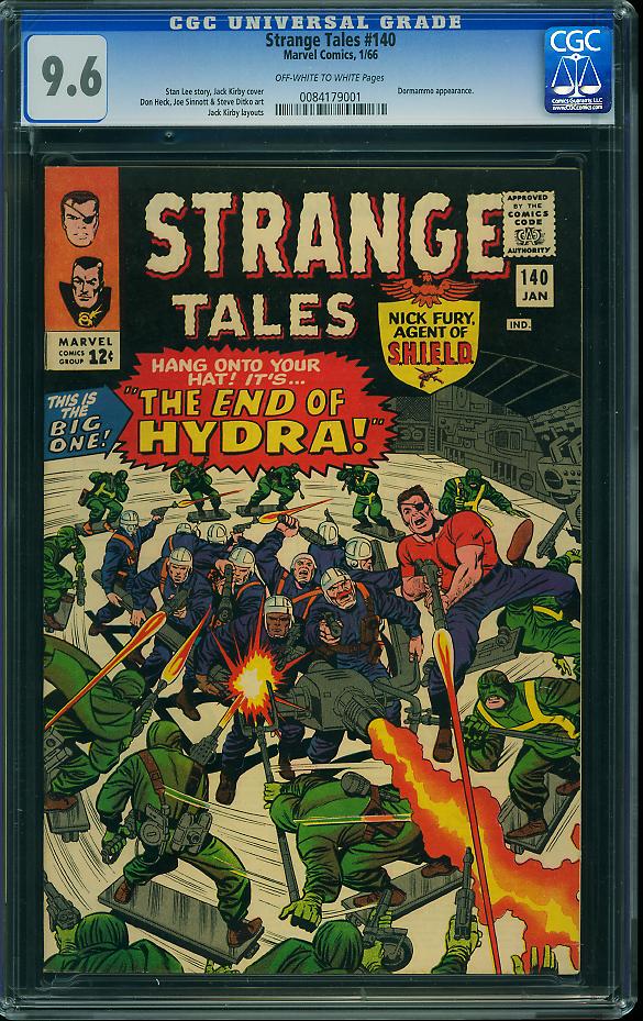 Strange Tales #140 CGC 9.6 ow/w