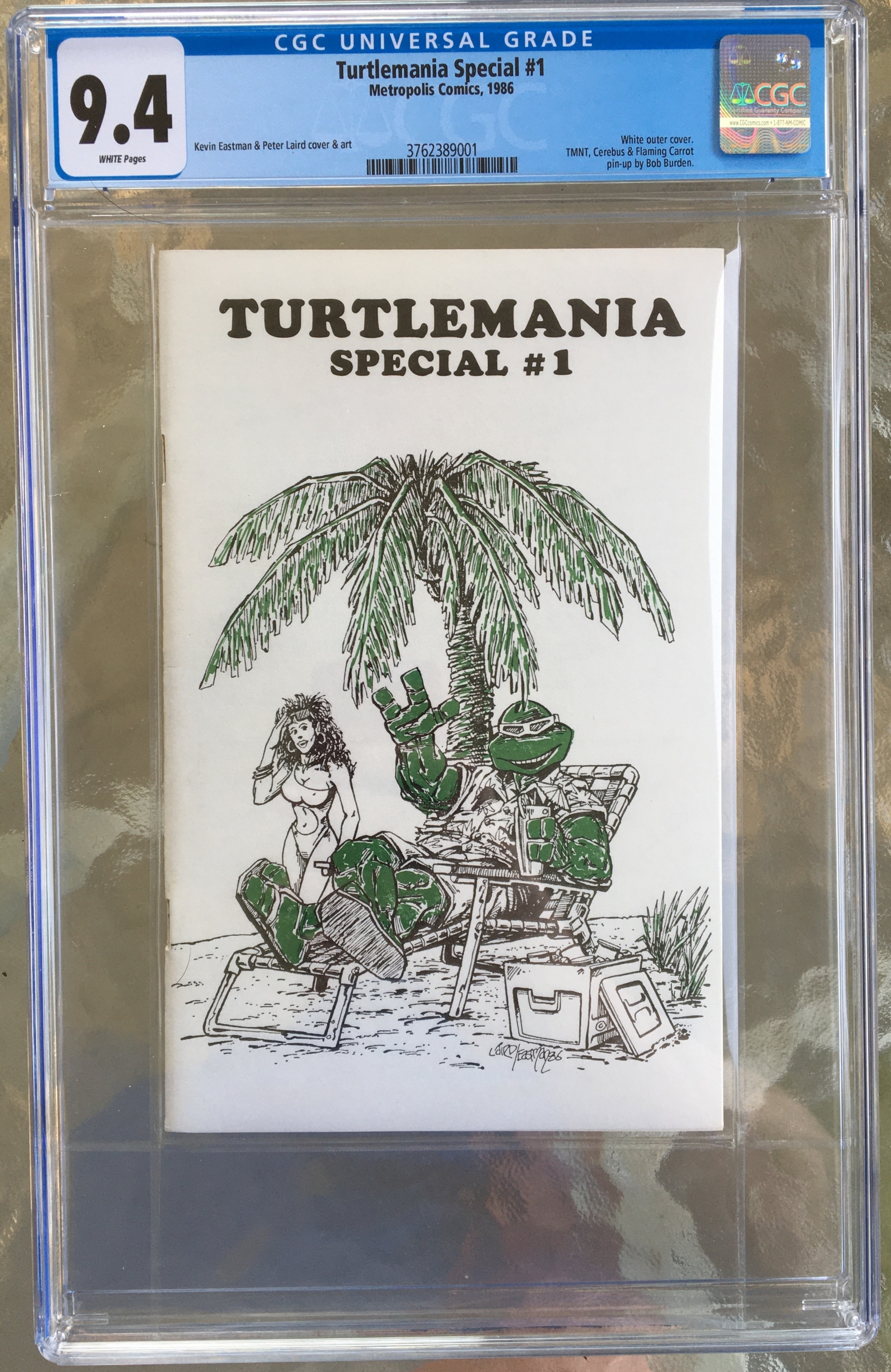 Turtlemania Special #1 CGC 9.4 w