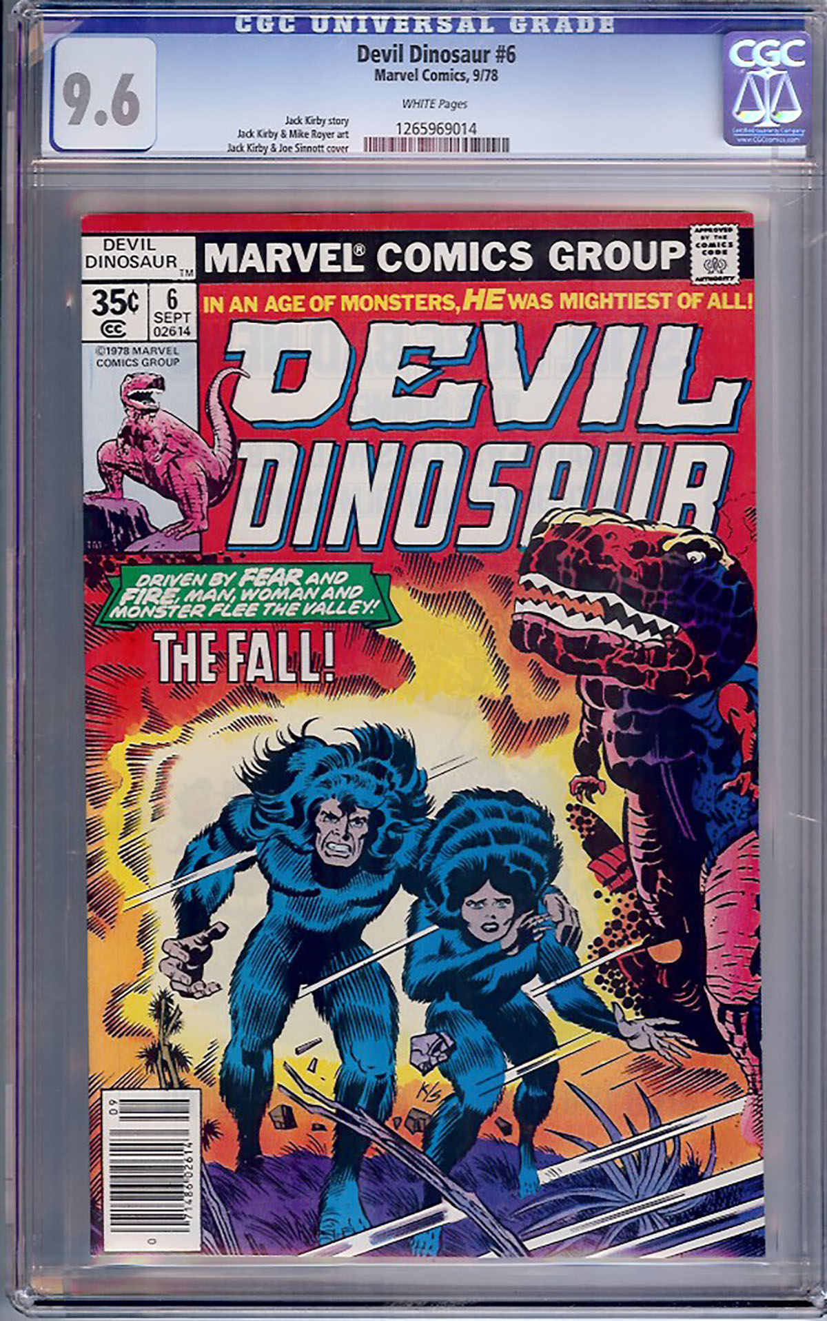 Devil Dinosaur #6 CGC 9.6 w