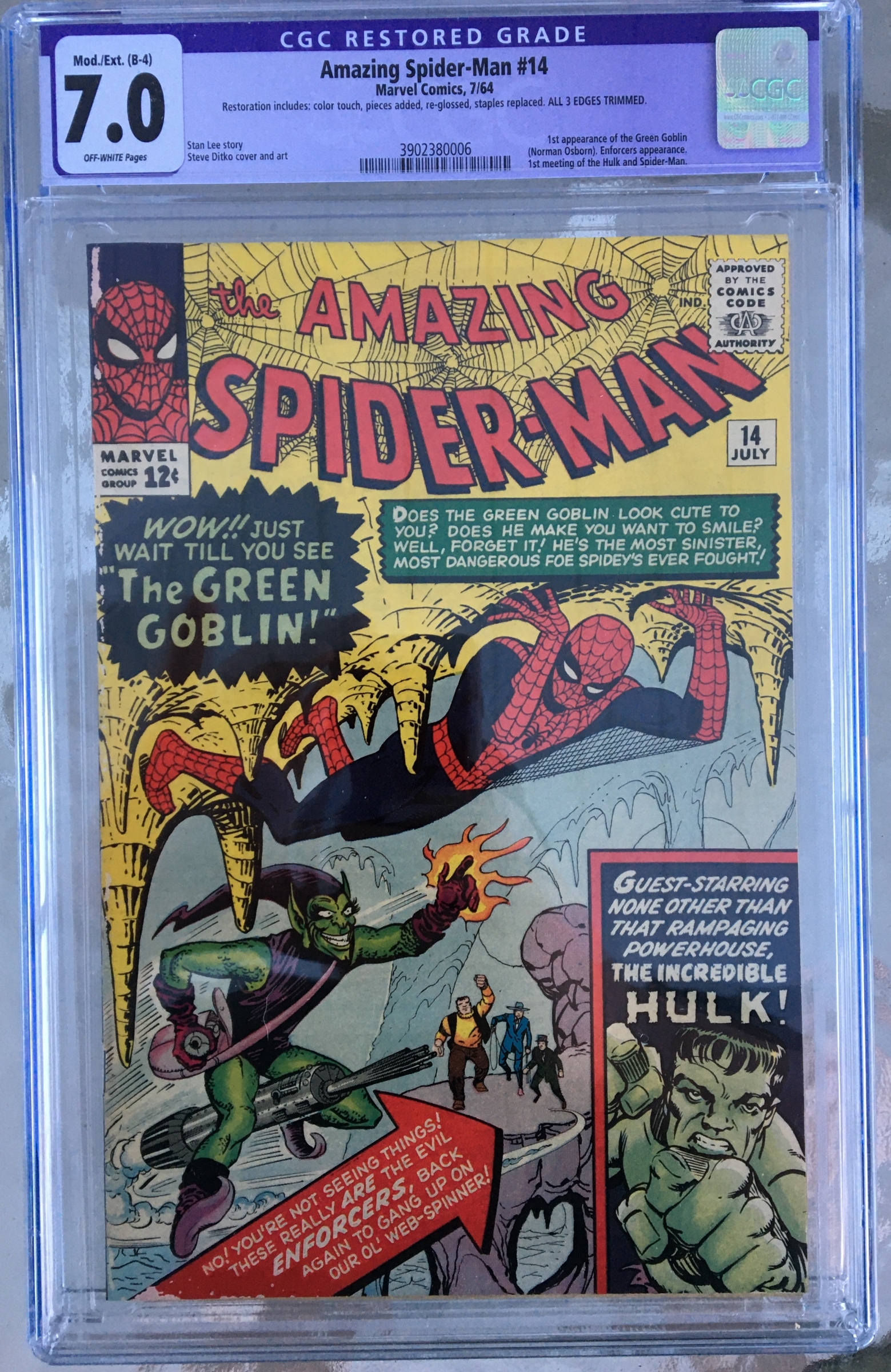 Amazing Spider-Man #14 CGC 7.0 ow