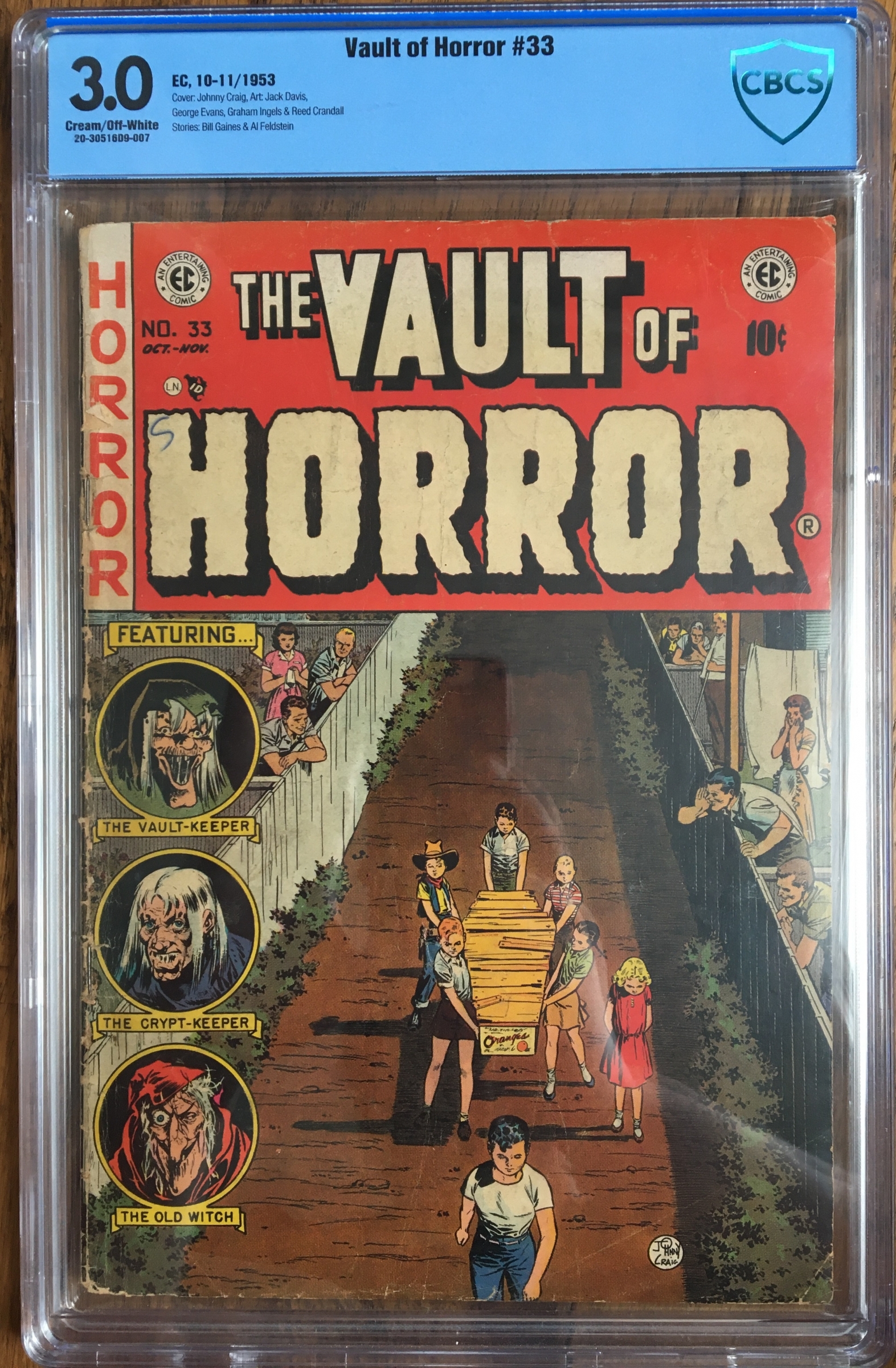 Vault of Horror #33 CBCS 3.0 cr/ow