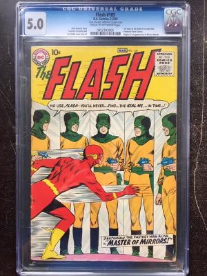 Flash #105 CGC 5.0 cr/ow