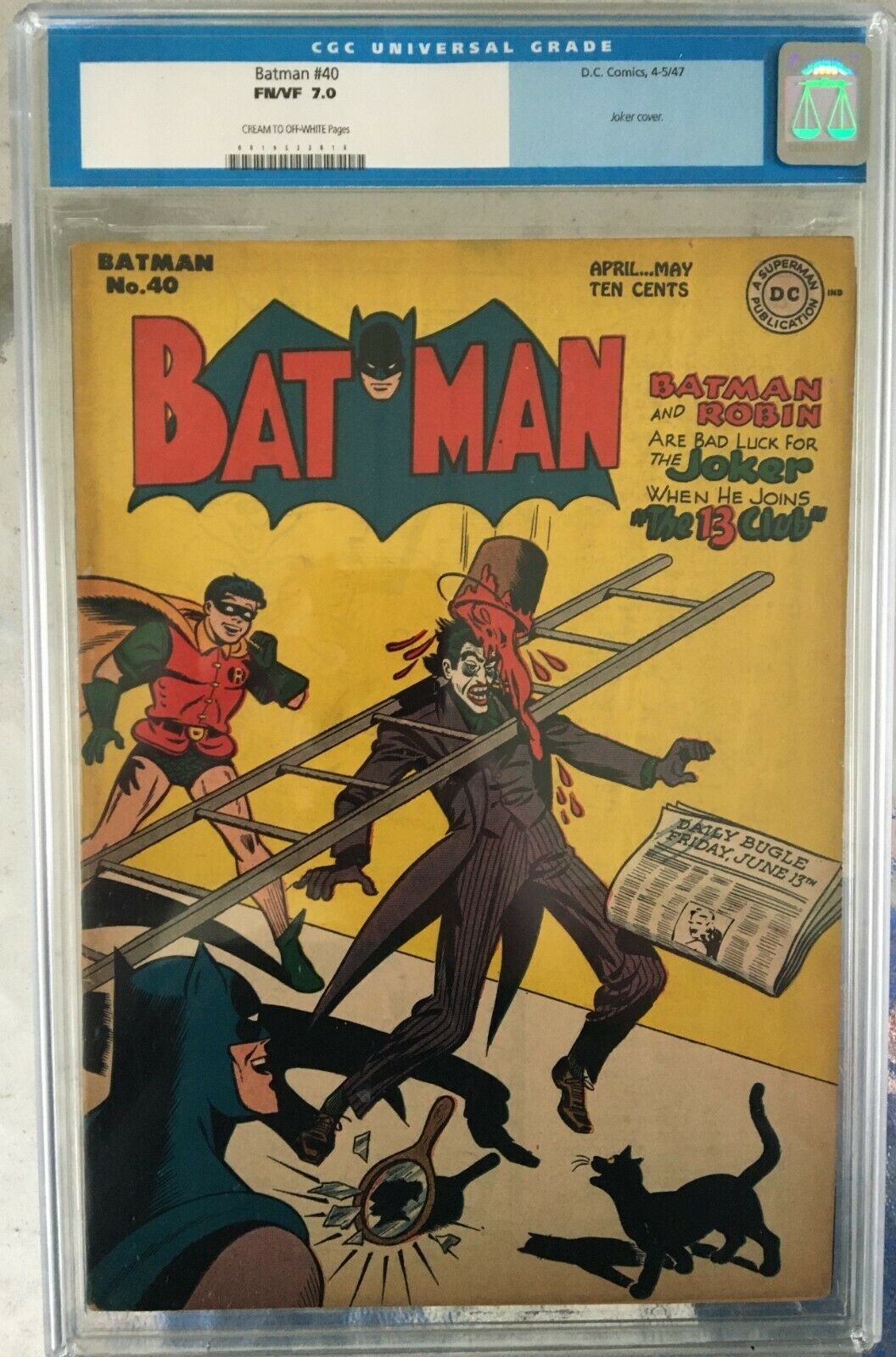 Batman #40 CGC 7.0 cr/ow