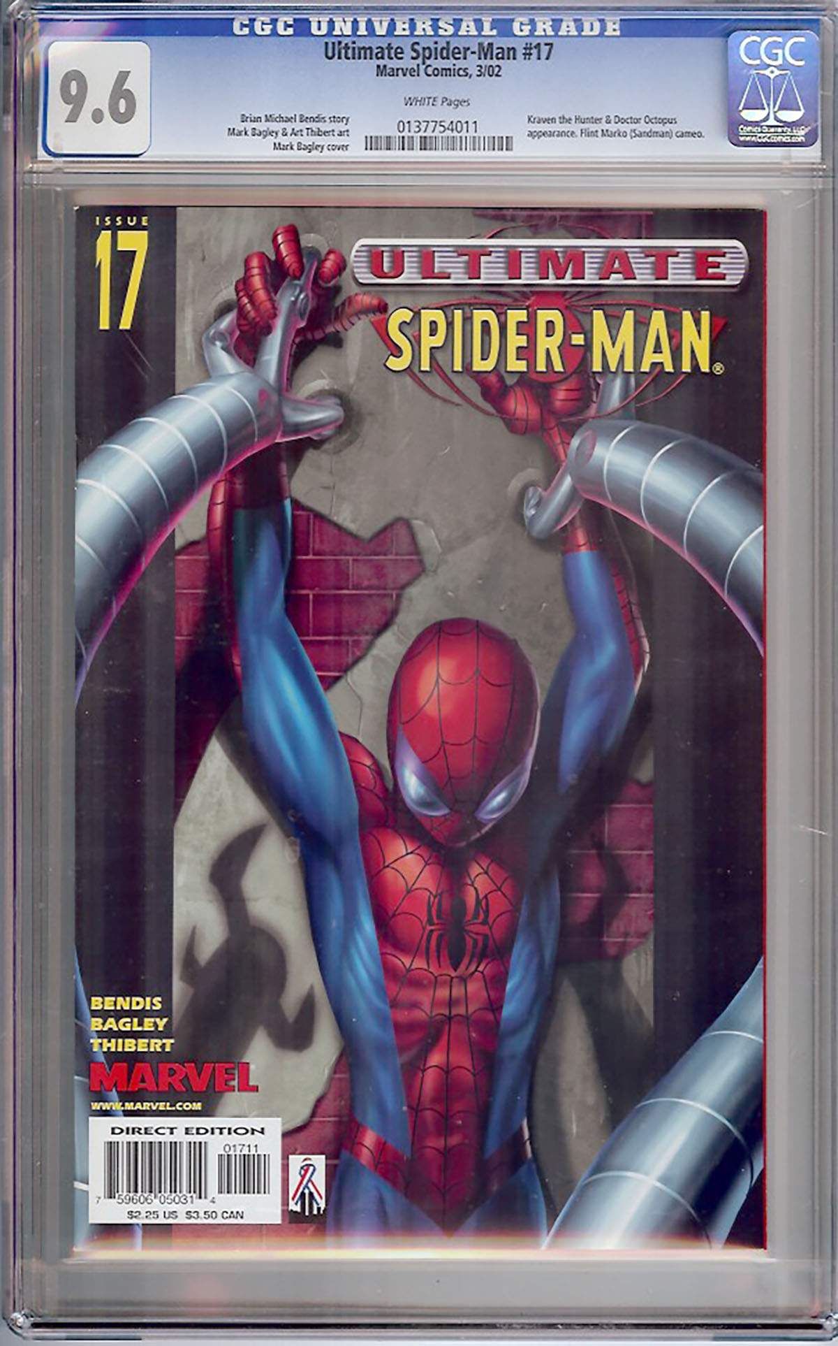 Ultimate Spider-Man #17 CGC 9.6 w