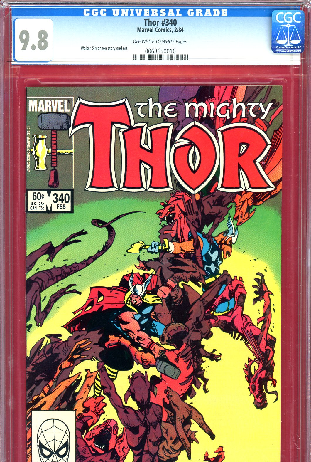 Thor #340 CGC 9.8 ow/w