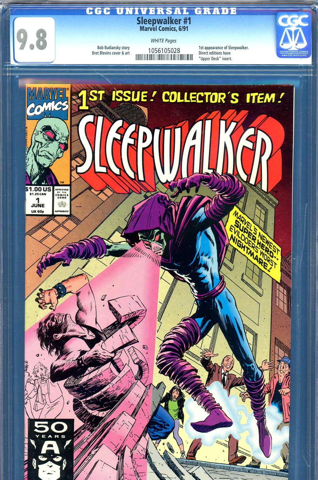 Sleepwalker #1 CGC 9.8 w