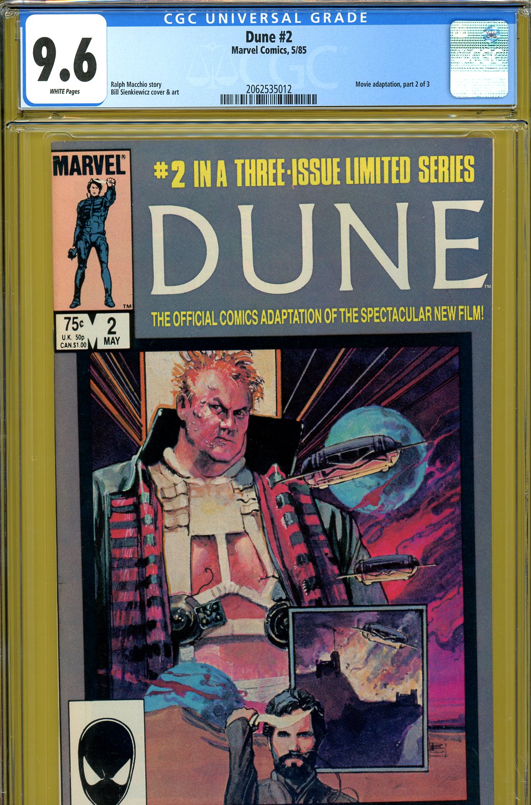 Dune #2 CGC 9.6 w