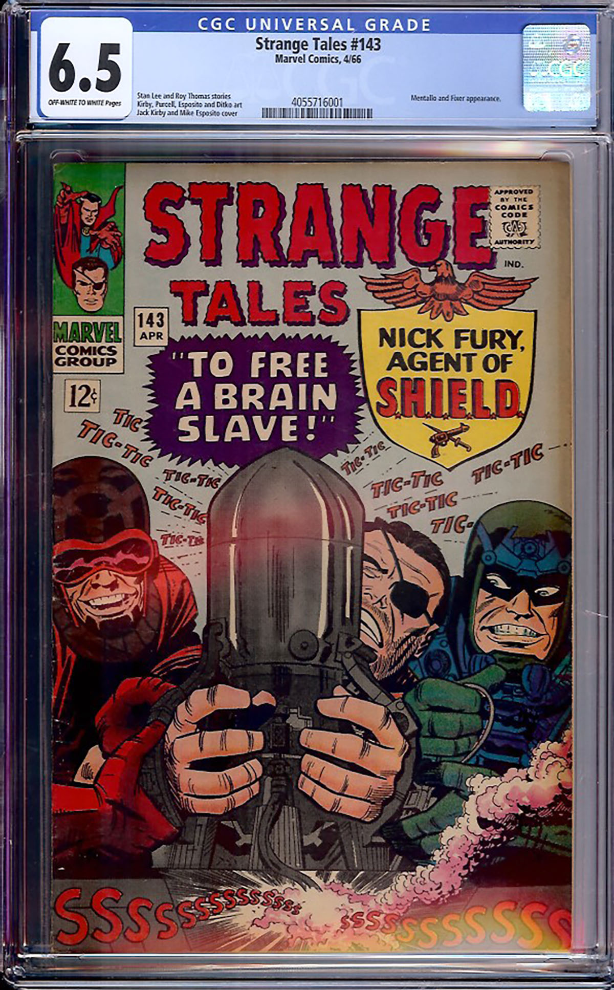 Strange Tales #143 CGC 6.5 ow/w
