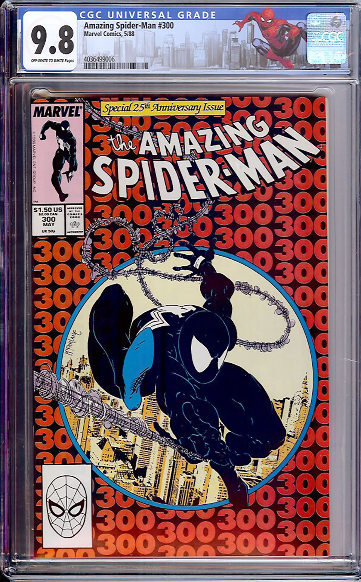 Amazing Spider-Man #300 CGC 9.8 ow/w