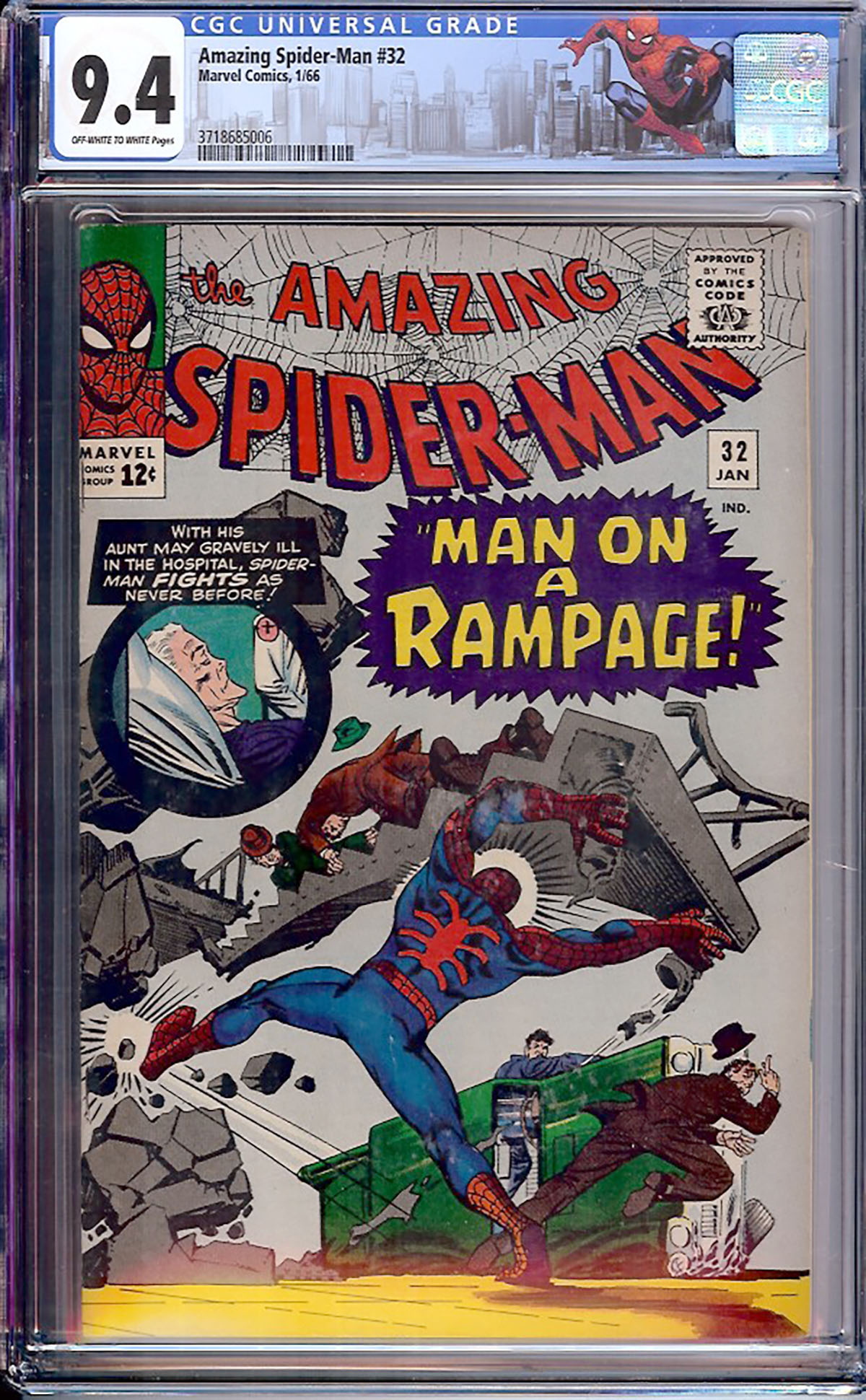 Amazing Spider-Man #32 CGC 9.4 ow/w