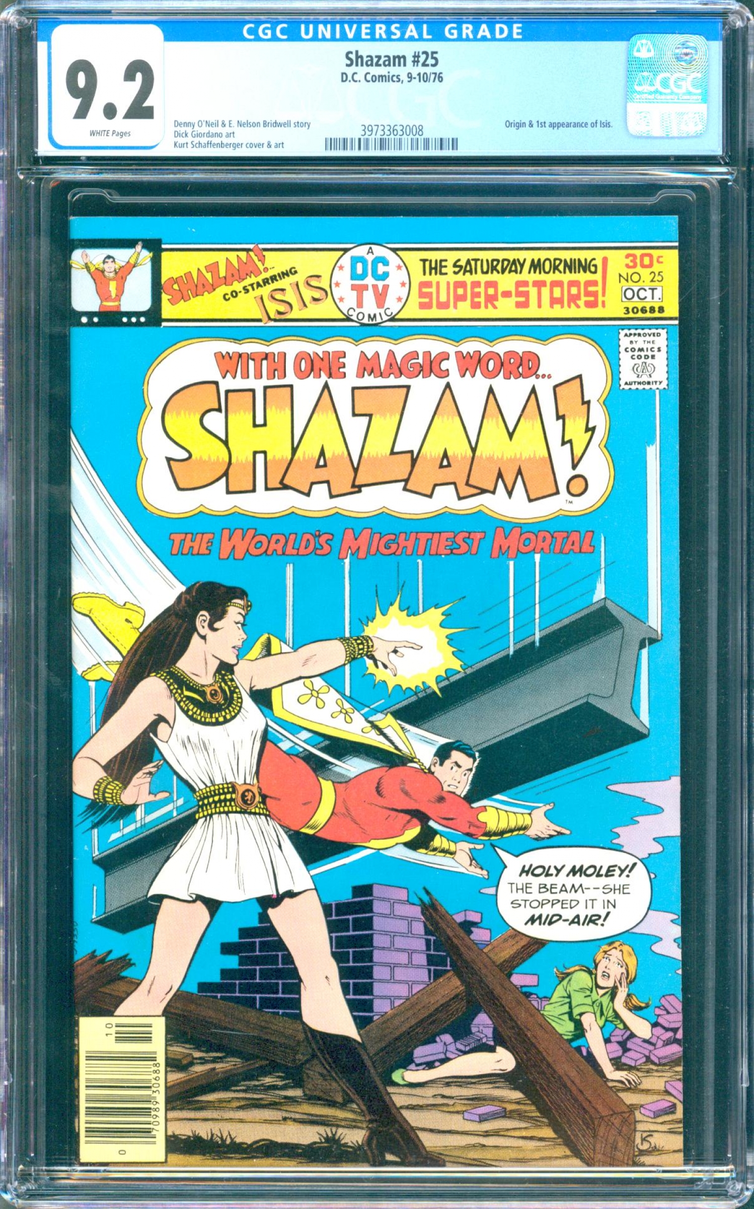 Shazam #25 CGC 9.2 w