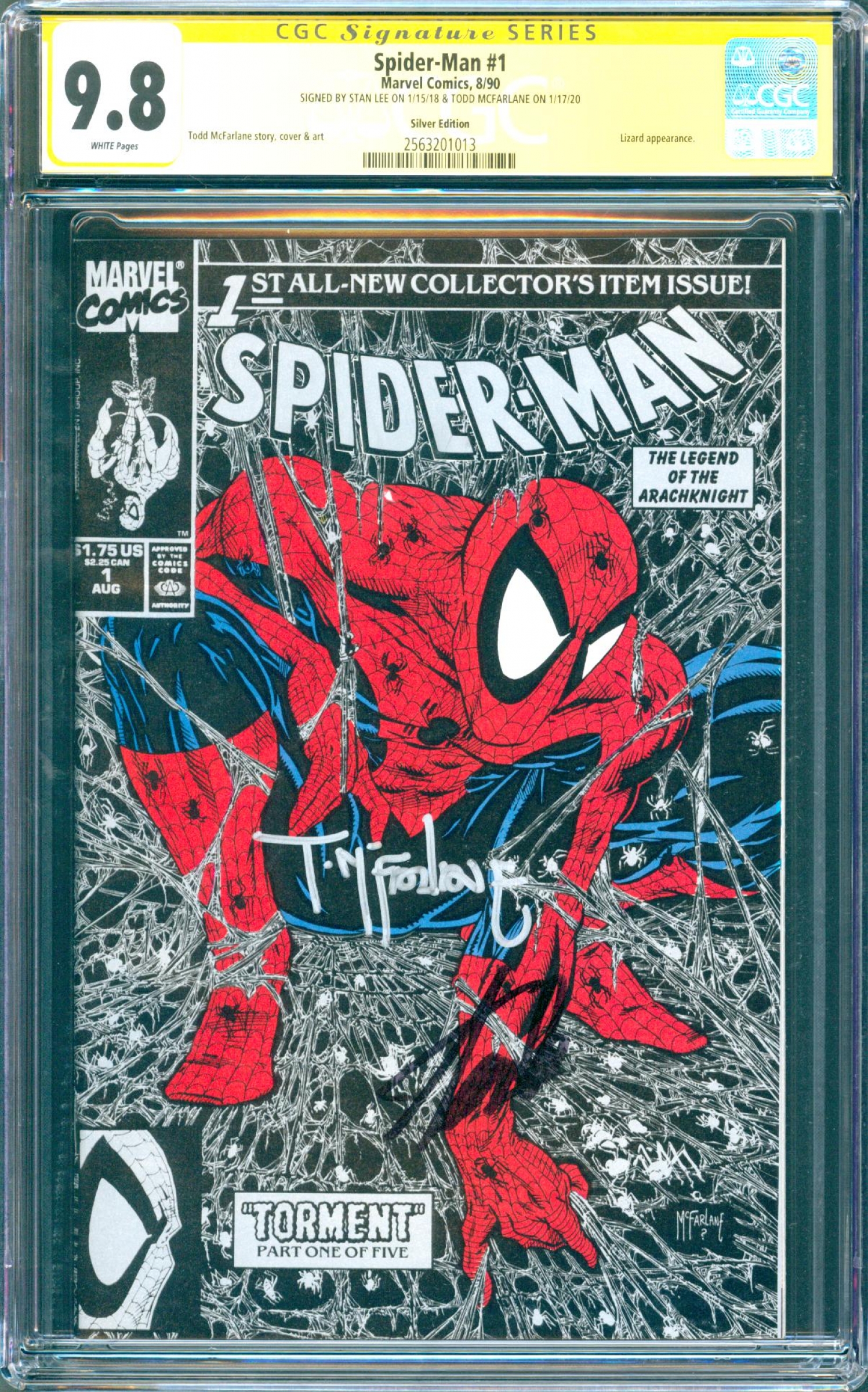 Spider-Man #1 CGC 9.8 w CGC Signature SERIES