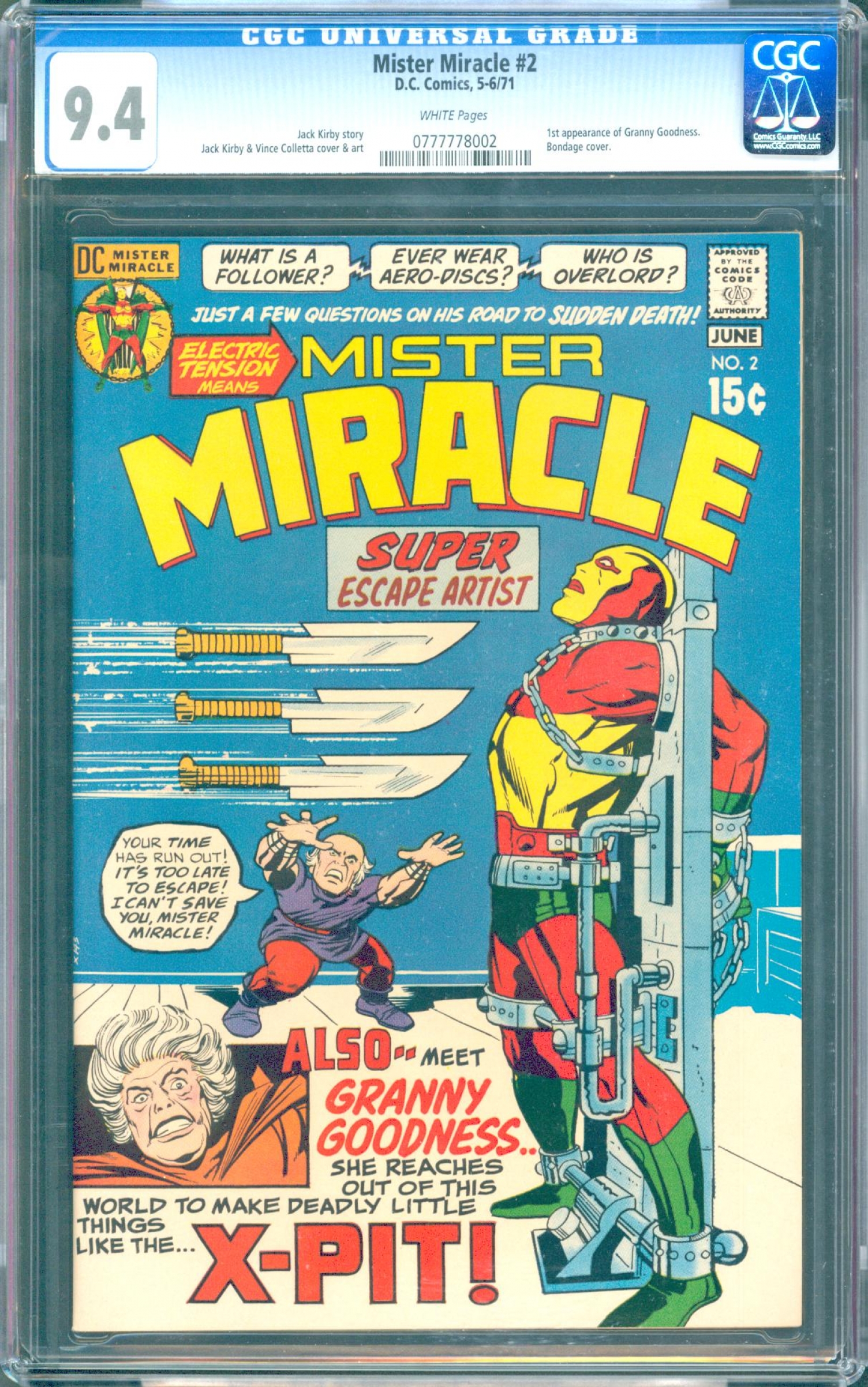 Mister Miracle #2 CGC 9.4 w