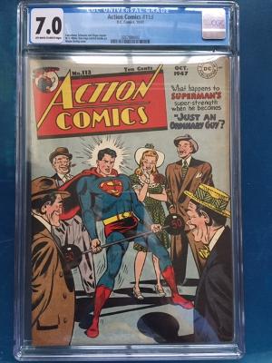 Action Comics #113 CGC 7.0 ow/w