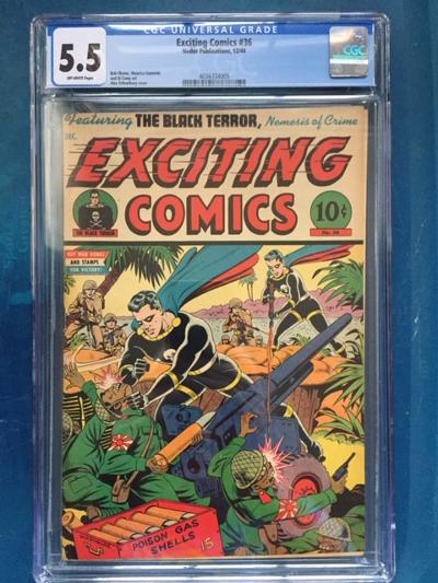 Exciting Comics #36 CGC 5.5 ow