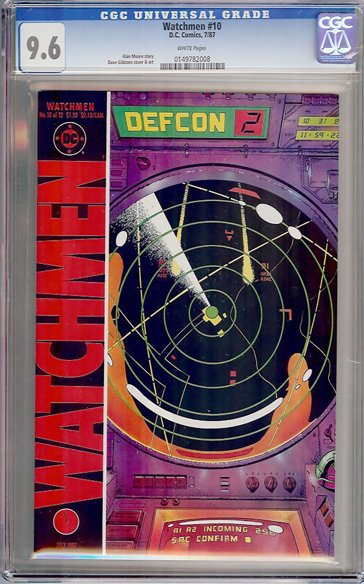 Watchmen #10 CGC 9.6 w