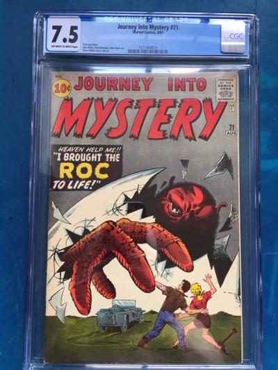 Journey Into Mystery #71 CGC 7.5 ow/w