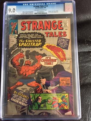 Strange Tales #132 CGC 9.0 ow/w