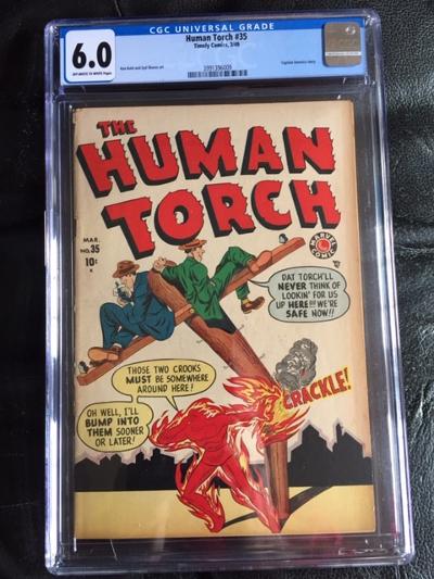 Human Torch #35 CGC 6.0 ow/w