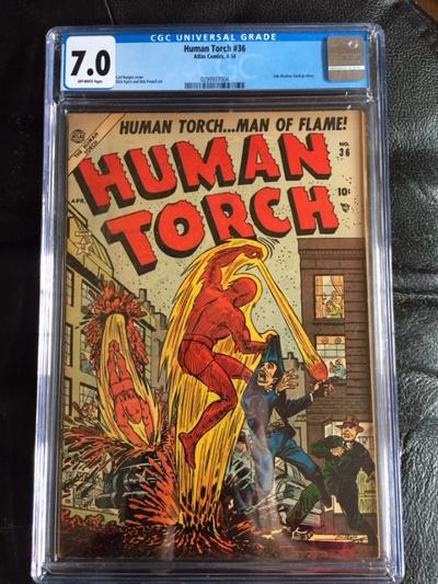 Human Torch #36 CGC 7.0 ow