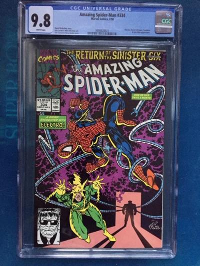 Amazing Spider-Man #334 CGC 9.8 w