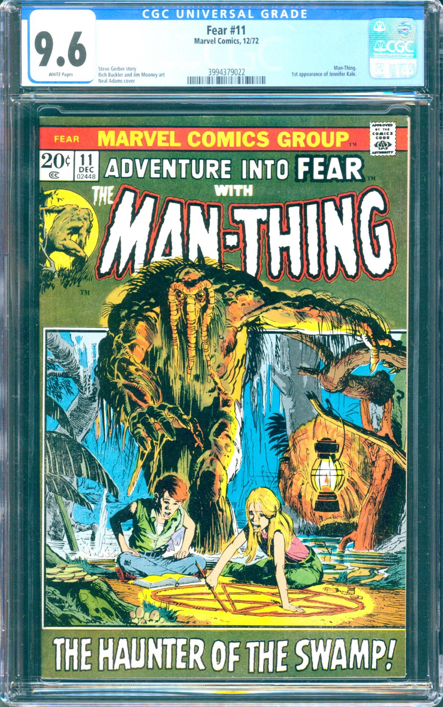 Fear #11 CGC 9.6 w