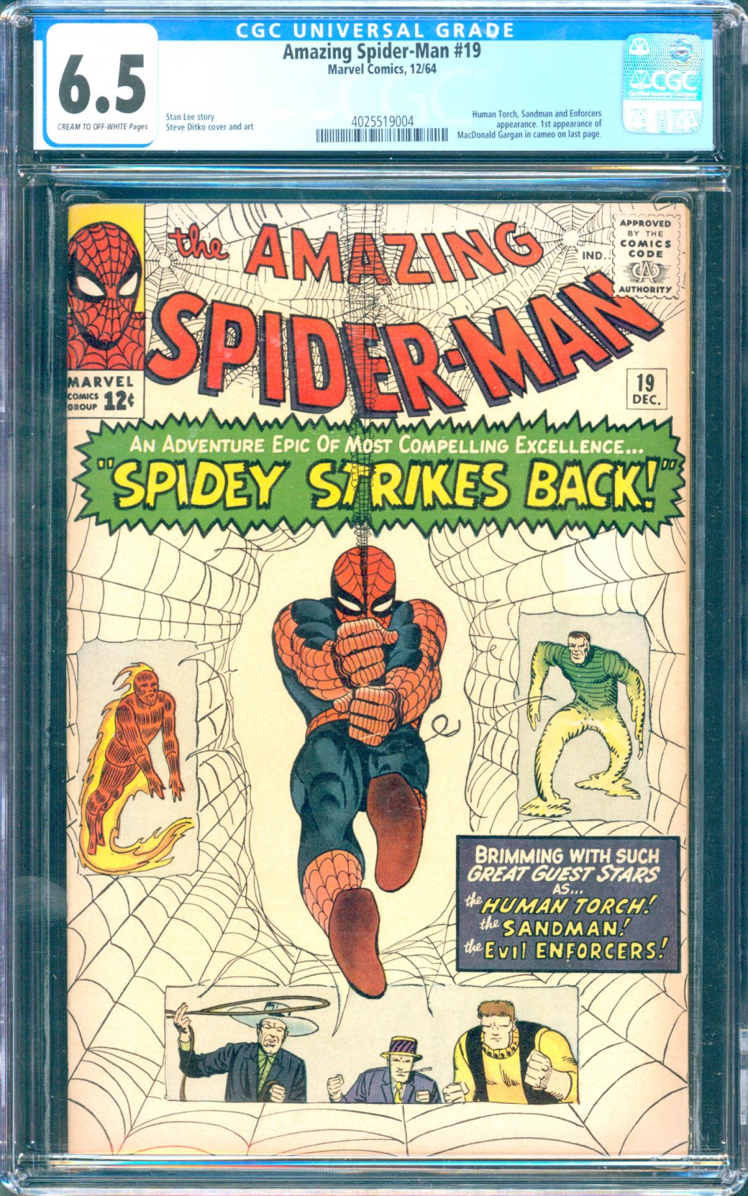 Amazing Spider-Man #19 CGC 6.5 cr/ow