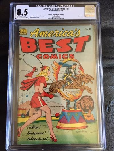 America's Best Comics #31 CGC 8.5 ow/w Davis Crippen ("D" Copy)